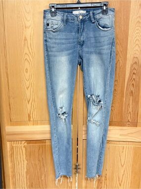 KanCan Light Blue Distressed Skinny Jeans